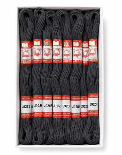 Doli Stranded Cotton Embroidery Thread – 6 Strand | Fine Finish | Hand Embroidery