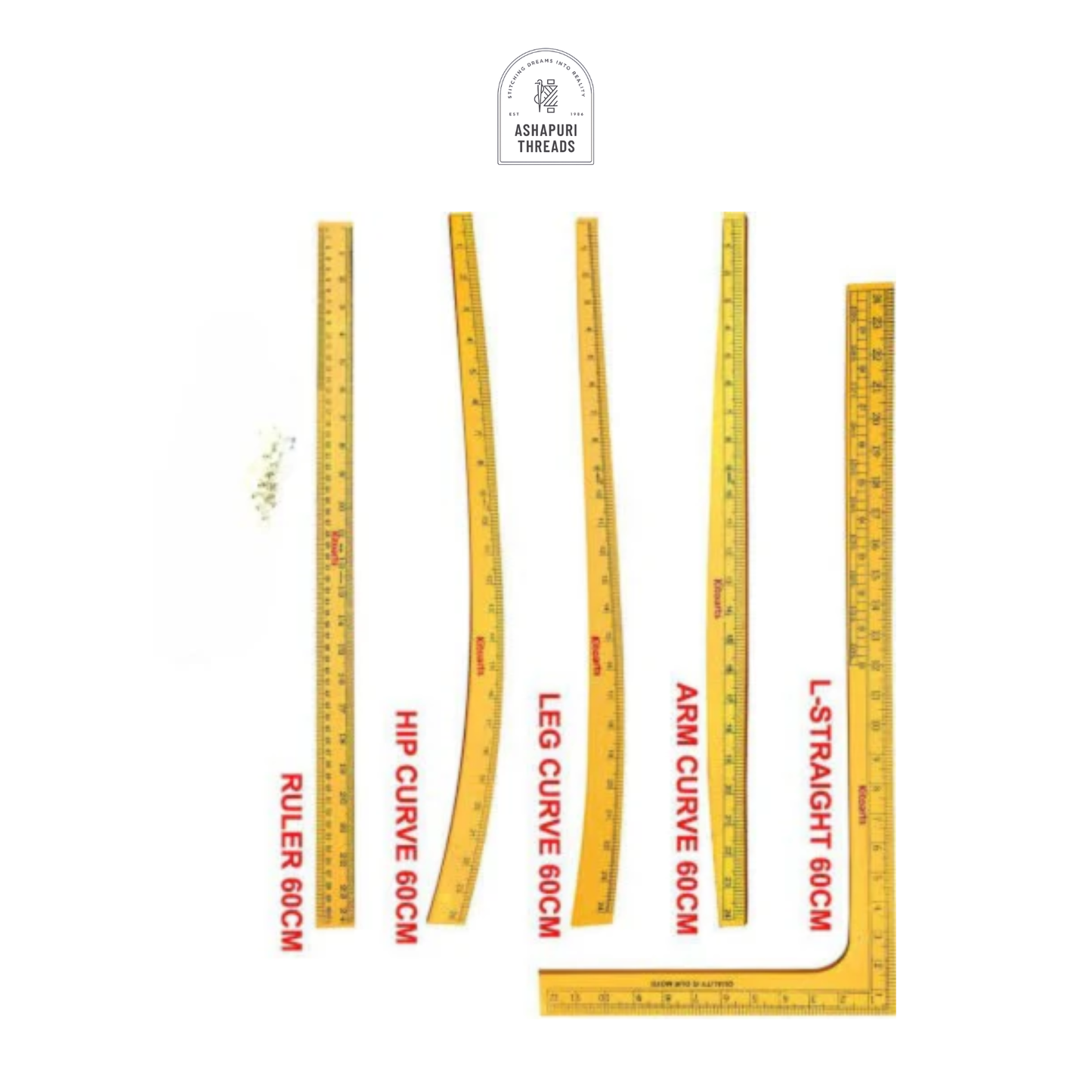 Wooden Tailoring Measurement Scales – For Tailors & Designers