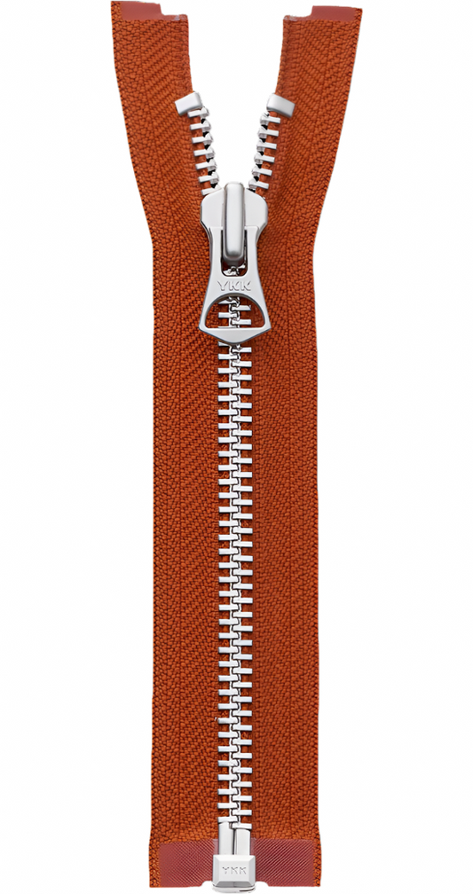 Shiny Aluminum Zipper