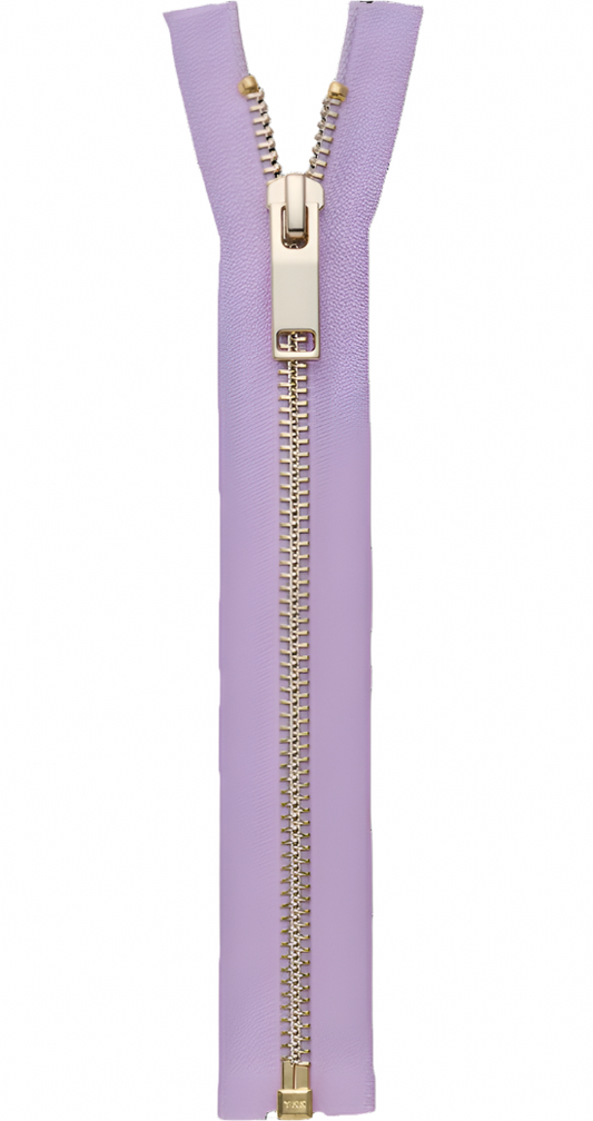 Shiny Metal Zipper