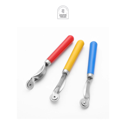 Stitch Marker Tracing Wheel – Plastic Handle, Metal Point | For Leather, Fabric & Tailoring