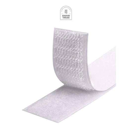 Two-Sided Hook & Loop Tape (White) – Durable Fastening Solution
