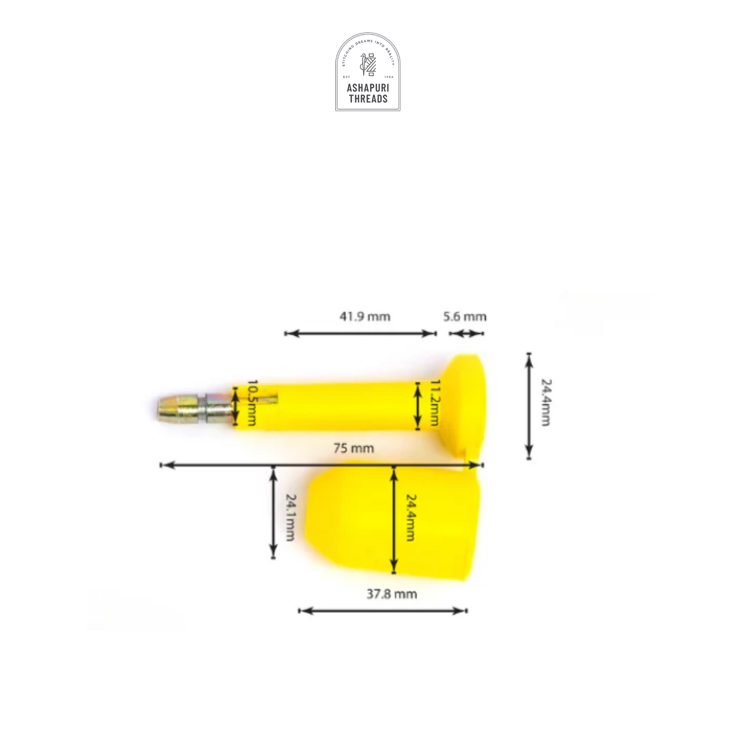 High Security Bolt Seal / Container Seal – Stainless Steel Locking System