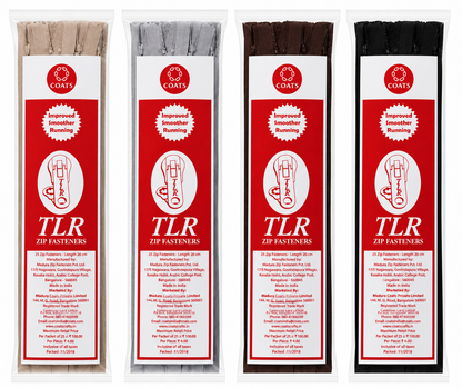 TLR Coil Zipper – Premium Monofilament | Smooth Running | 6 & 8 Inch