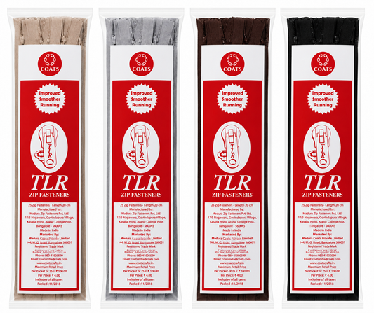 TLR Coil Zipper – Premium Monofilament | Smooth Running | 6 & 8 Inch