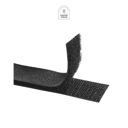 Two-Sided Hook & Loop Tape (Black) – Durable Fastening Solution