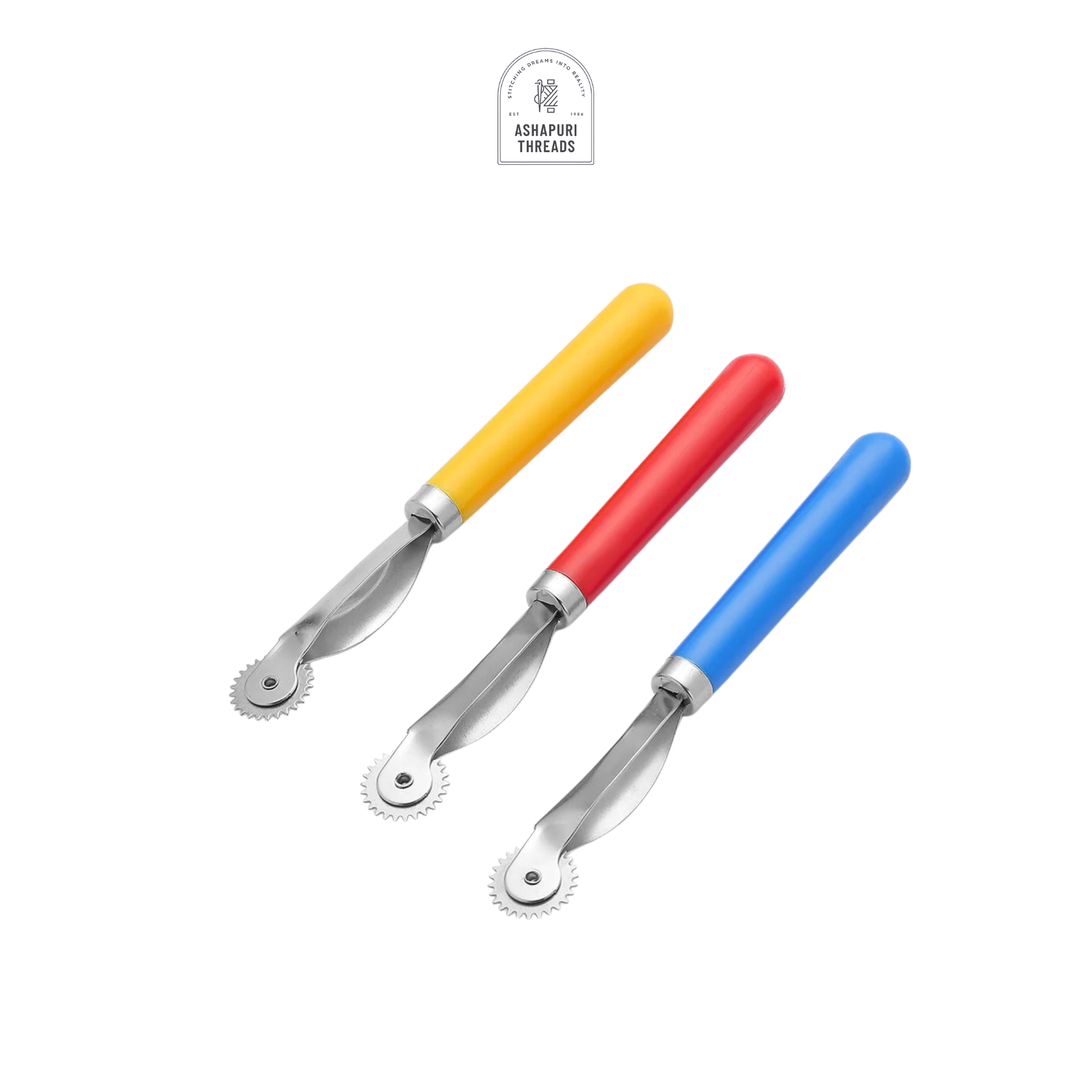 Stitch Marker Tracing Wheel – Plastic Handle, Metal Point | For Leather, Fabric & Tailoring