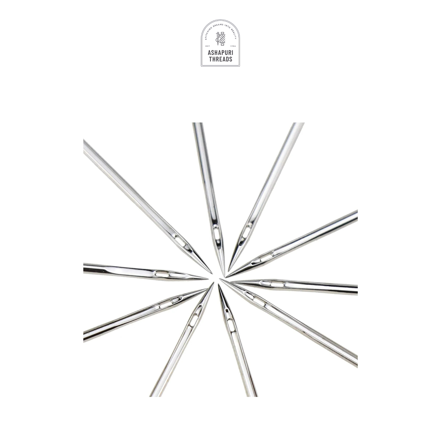 Organ Sewing Machine Needles – Size 16 (HAx1-16/100) – Set of 5 | Flat Shank