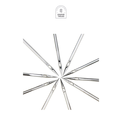 Organ Sewing Machine Needles – Size 16 (HAx1-16/100) – Set of 5 | Flat Shank
