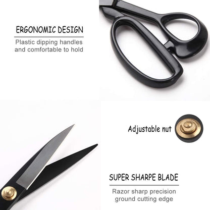 Ultra Sharp Tailor Scissors – Heavy Duty Fabric Cutting Scissor