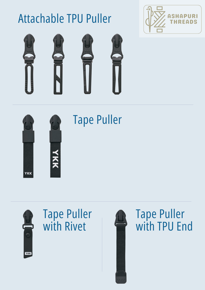 Tape Puller with Rivet – YKK® Logo Designs for Zippers