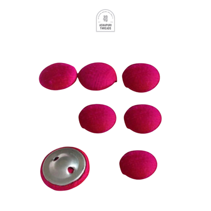 Silver Aluminium Button- Moulds for Sewing and Embroidery