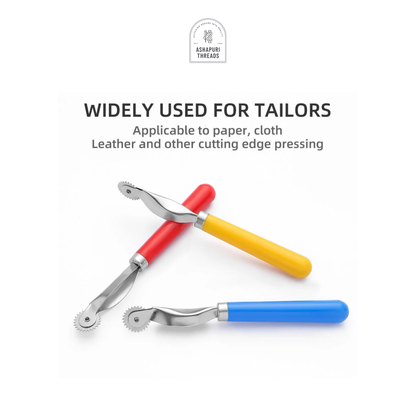 Stitch Marker Tracing Wheel – Plastic Handle, Metal Point | For Leather, Fabric & Tailoring
