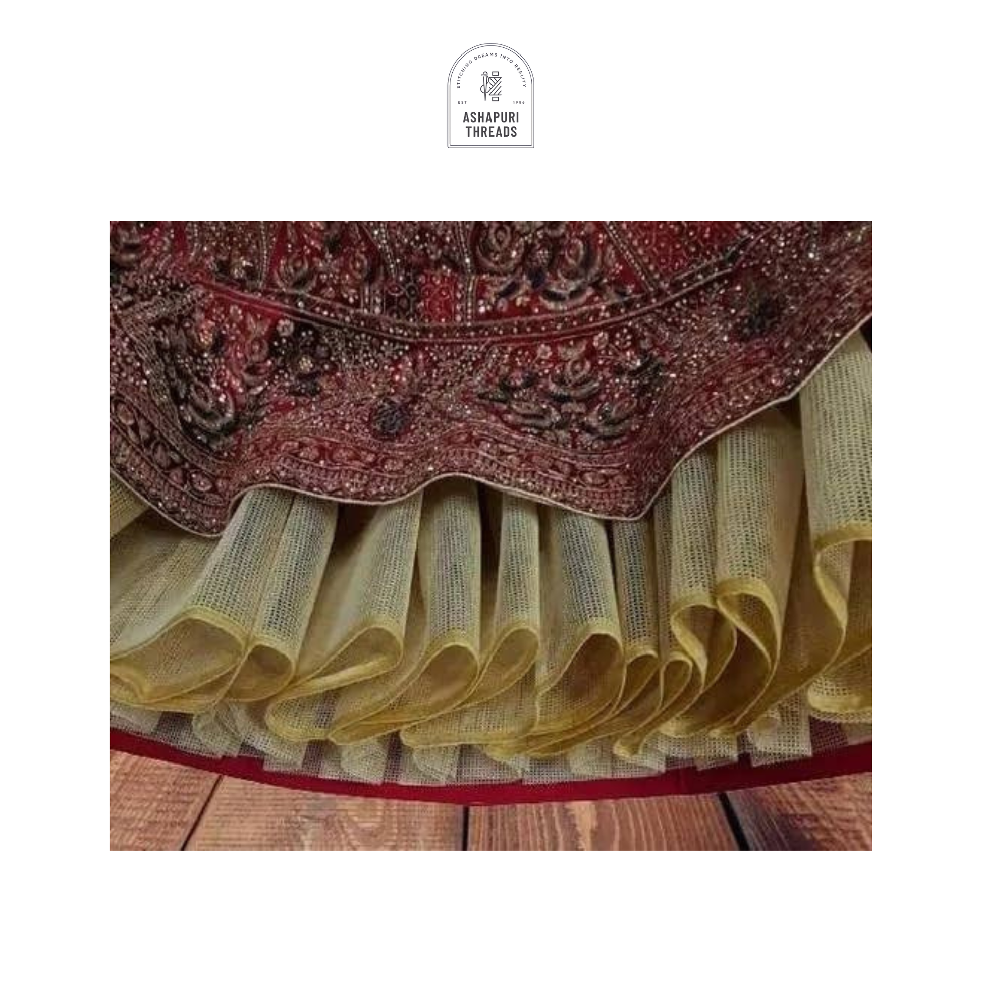 Can Can Net Fabric – Polyester for Lehengas & Gowns (11 inch/ 14inch x 45 Meter)
