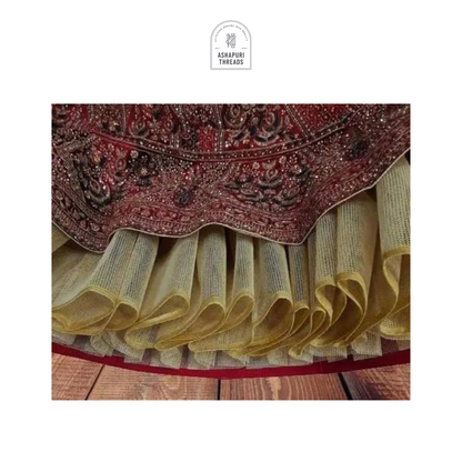Can Can Net Fabric – Polyester for Lehengas & Gowns (11 inch/ 14inch x 45 Meter)