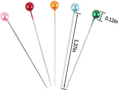 Pearl Head Pins for Tailoring – 384 Pins |Garments 