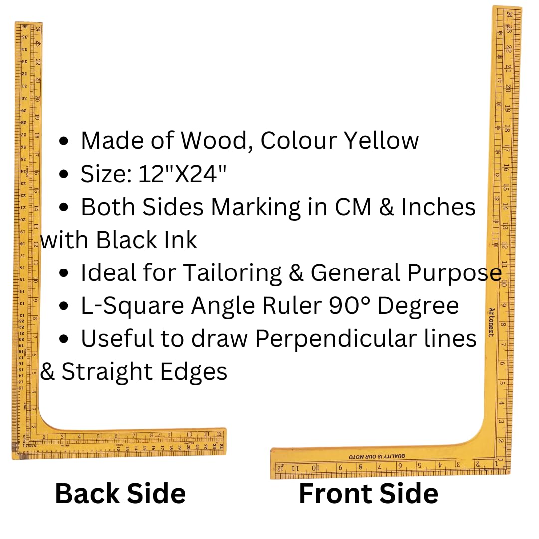 Wooden Tailoring Measurement Scales – For Tailors & Designers