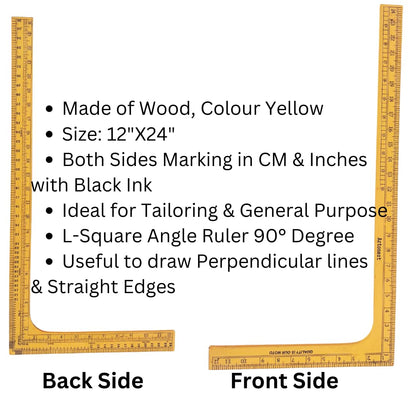 Wooden Tailoring Measurement Scales – For Tailors & Designers