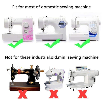 32-Piece Presser Foot Accessories Kit  | Heavy-Duty Machine Feet | Universal Stitch Compatibility