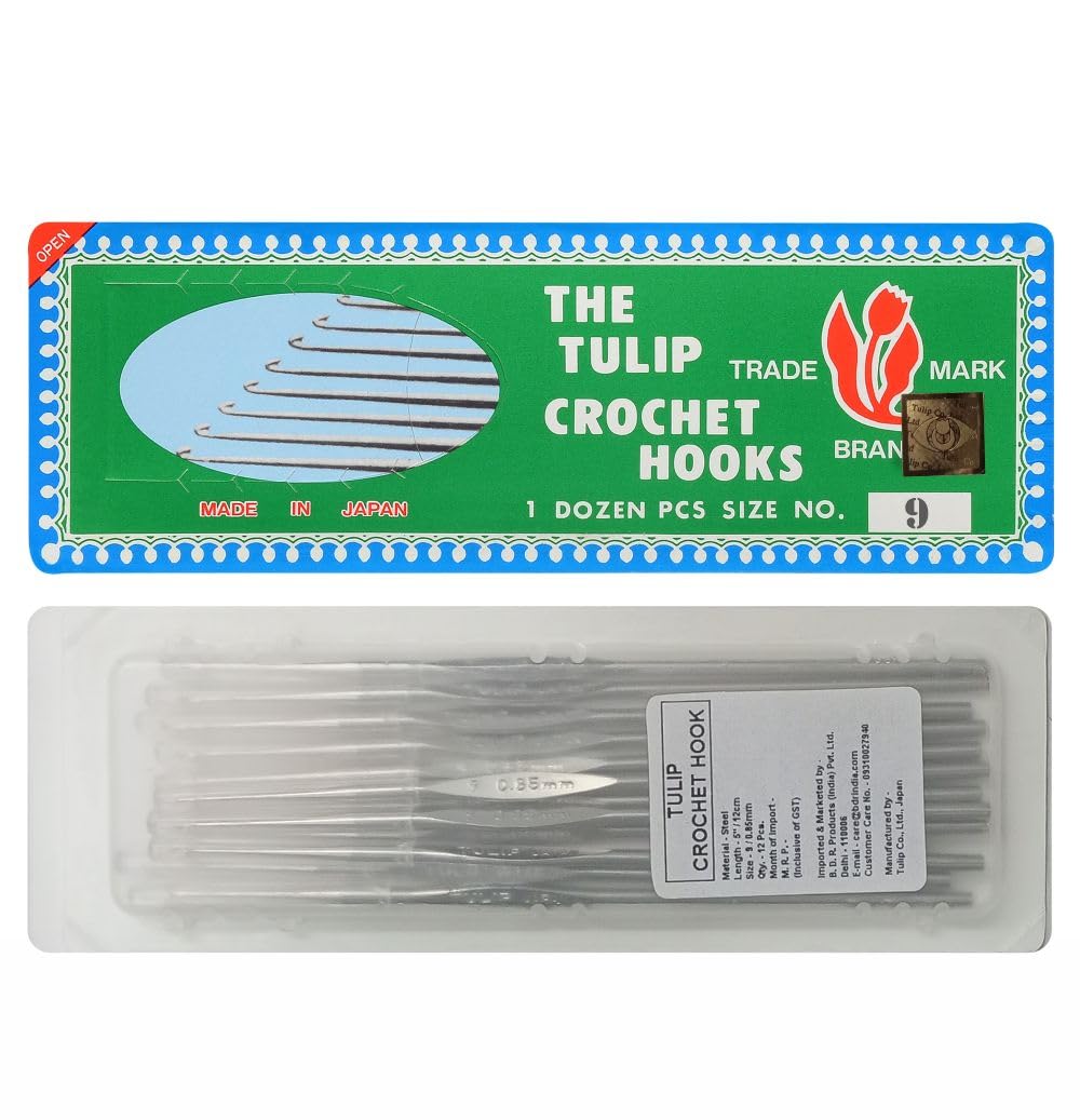 Tulip Crochet Hook for Thread Work - Made in Japan