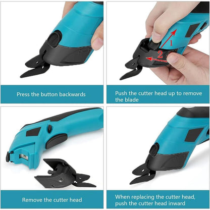 Cordless Electric Fabric Cutter – Rechargeable Cloth Cutting Machine