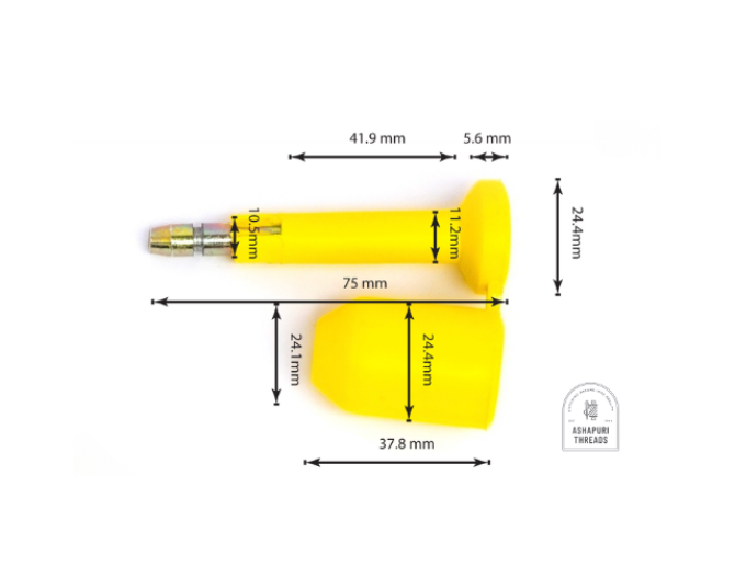 High Security Bolt Seal / Container Seal – Stainless Steel Locking System