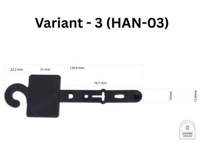 Customizable Apparel Hangers – Multicolor (4 Size Options)