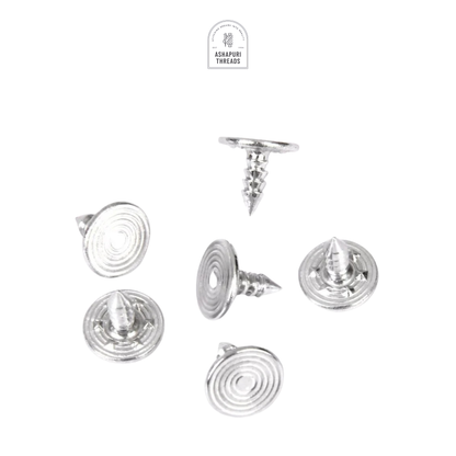 Silver Stainless Steel Jeans Metal Button