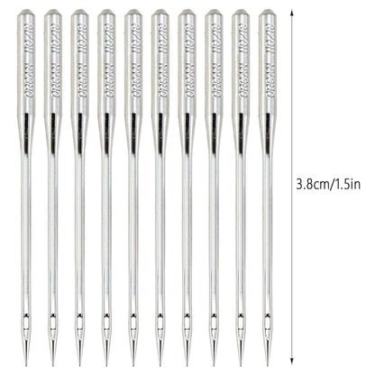 Organ Sewing Machine Needles – Size 16 (HAx1-16/100) – Set of 5 | Flat Shank
