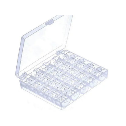Plastic Sewing Machine Bobbins – Pack of 25