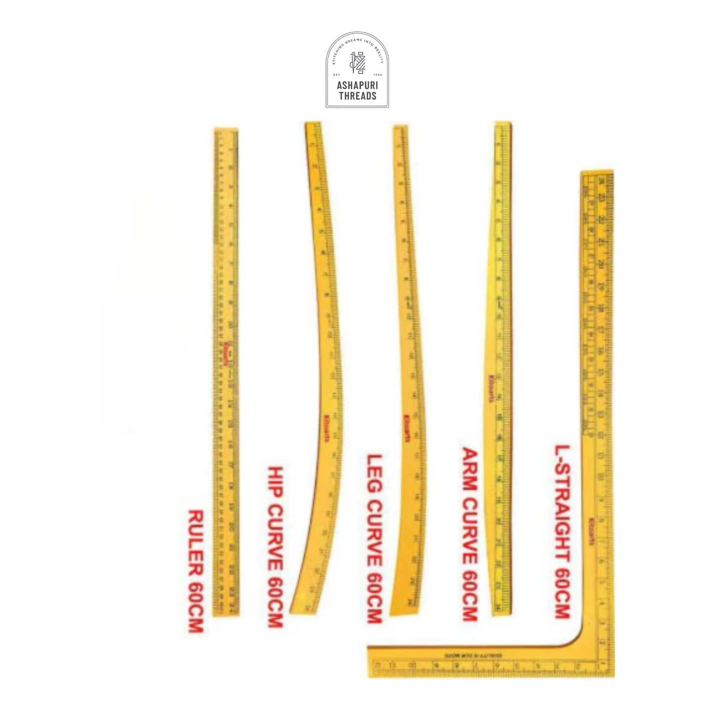 Wooden Tailoring Measurement Scales – For Tailors & Designers