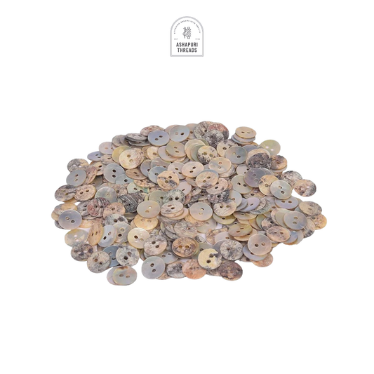 Light Brown Sea Shell (MOP) Buttons – Glossy/Matt Finish/2 Hole