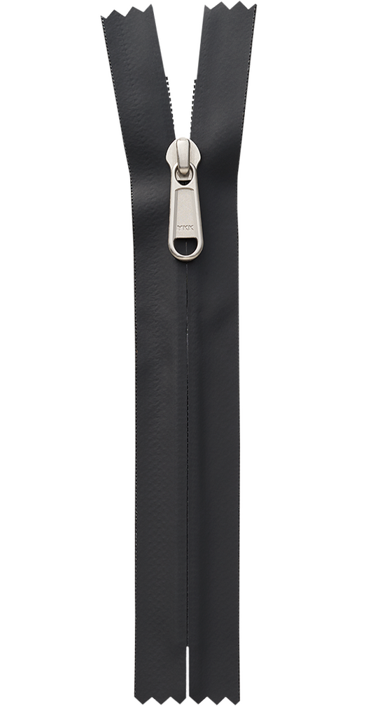 Racquet Coil Zipper with Hot Melt PU Laminated Tape