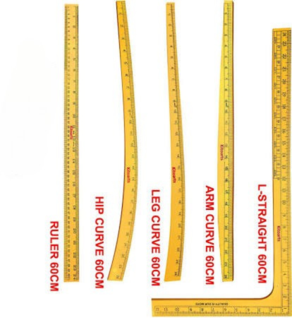 Wooden Tailoring Measurement Scales – For Tailors & Designers