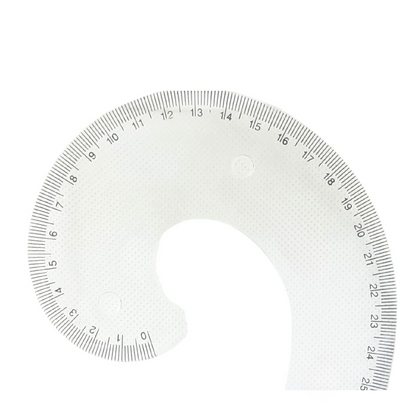 French Curve & Armhole Scale – Plastic
