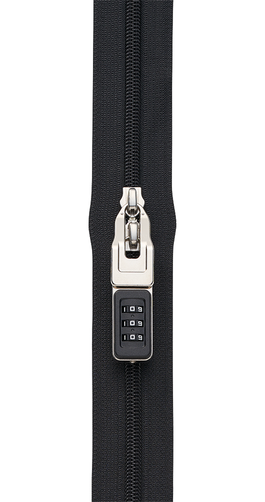 NATULON® Racquet Coil Zipper with Dial Lock