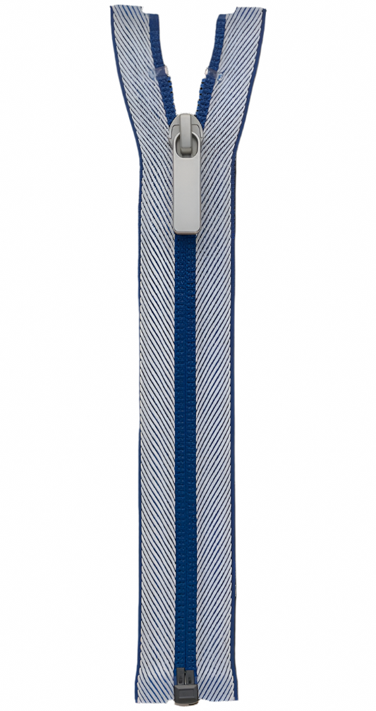 Denim Look Designed Tape Zipper – Soft Woven Finish