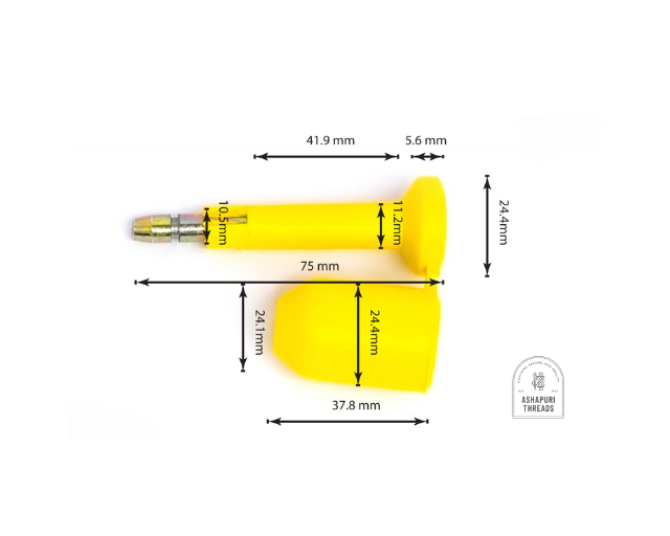 High Security Bolt Seal / Container Seal – Stainless Steel Locking System