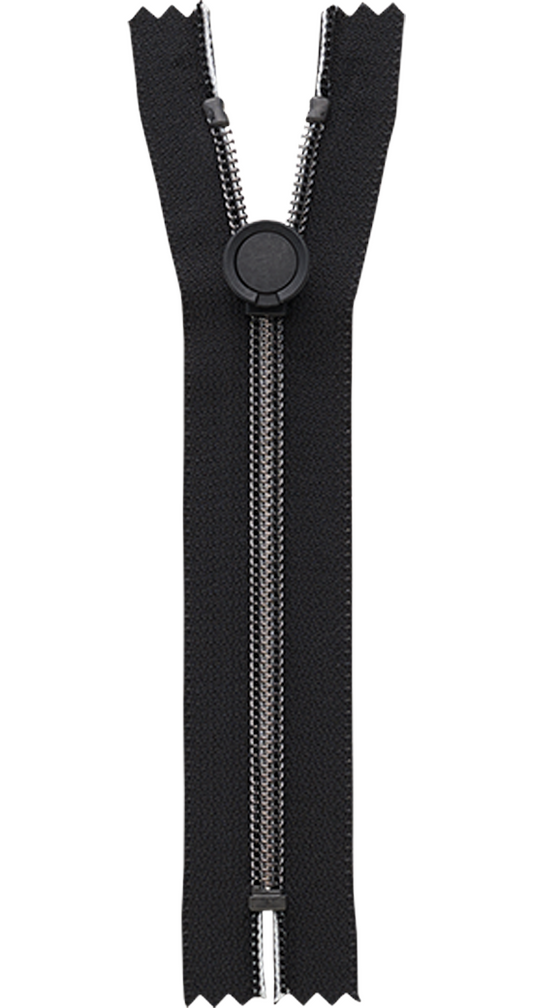 Coil Sputtering Zipper with Rotary Slider
