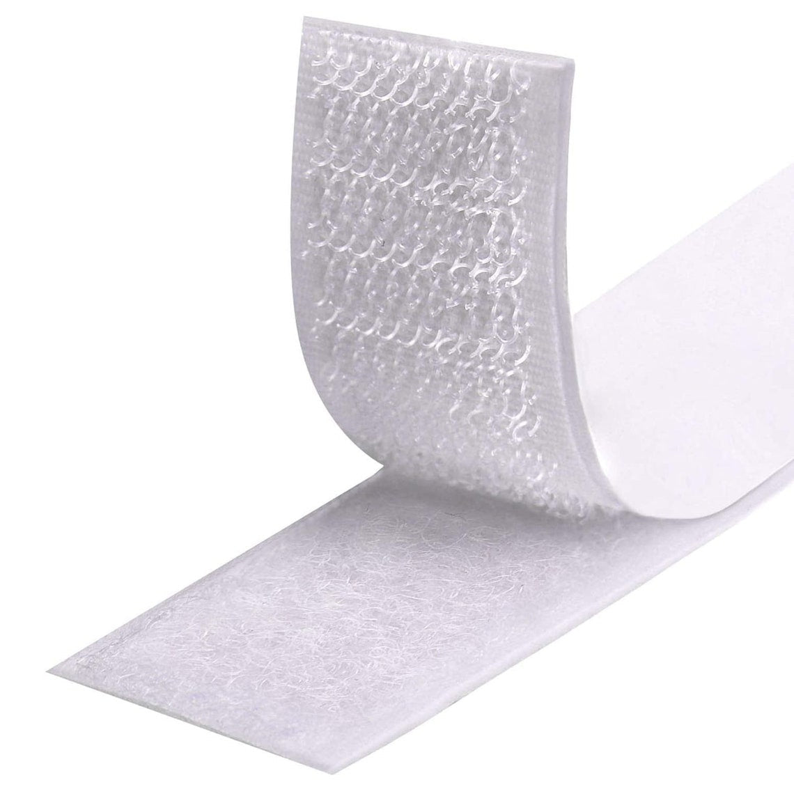 Two-Sided Hook & Loop Tape (White) – Durable Fastening Solution