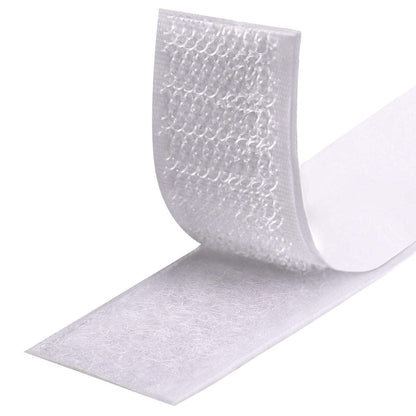 Two-Sided Hook & Loop Tape (White) – Durable Fastening Solution