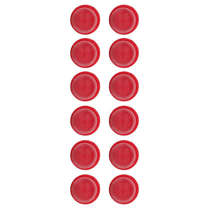 Mushroom Button Chef Coat Removable Buttons – Pack of 12 (Red / Blue / Black)