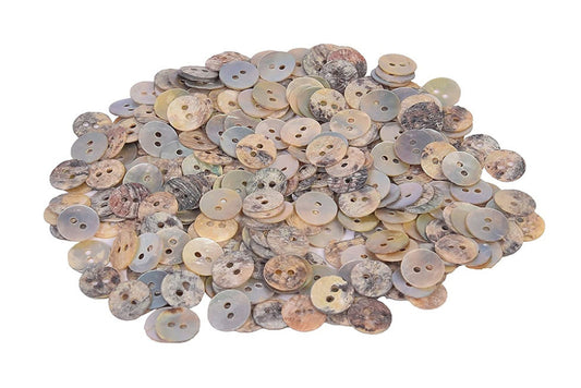 Light Brown Sea Shell (MOP) Buttons – Glossy/Matt Finish