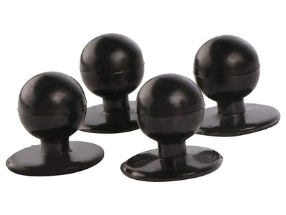 Mushroom Button Chef Coat Removable Buttons – Pack of 12 (Red / Blue / Black)