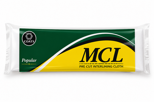 MCL Pre-Cut Collar Interlining – Fusible | Ready-to-Use | Multiple Sizes