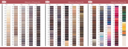 Ameto Spun Polyester Sewing Thread Set – 15 Spools | 130m Each | Ideal for Pant Stitching:
