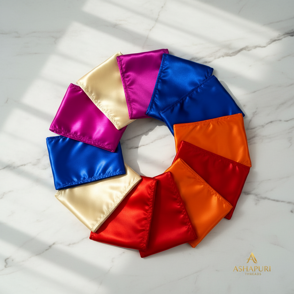 Premium Silk Saree Fall | 180 cm | Sink-less | Fade-Resistant | Soft Cotton Finish