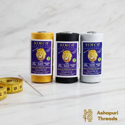 SIMCO 100% Cotton Glazed Book Binding & Bedding Thread