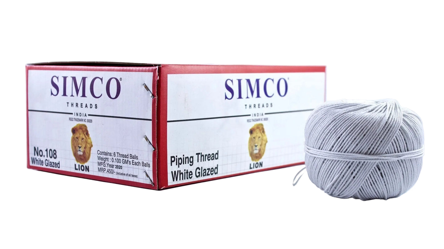 SIMCO 108 Piping Thread for Garments & Lining Applications